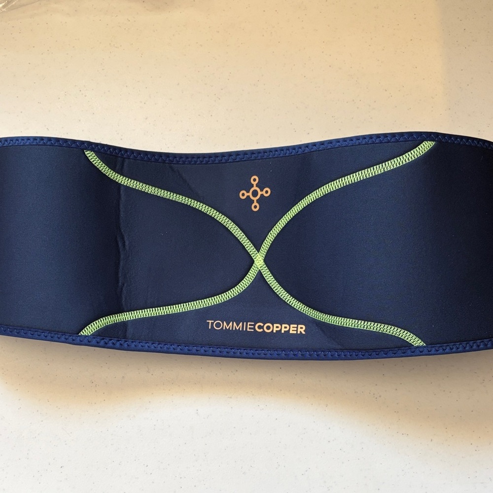 Tommie Copper Blue and Green Back Support Belt Size 2XL/3XL